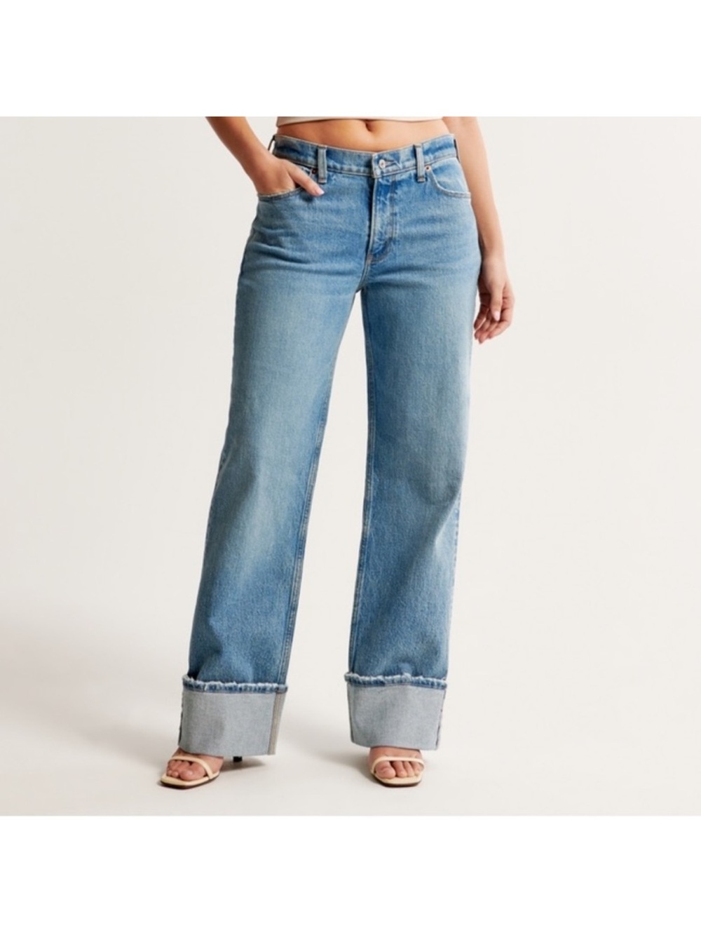 The Baggy Mid Rise Cuffed